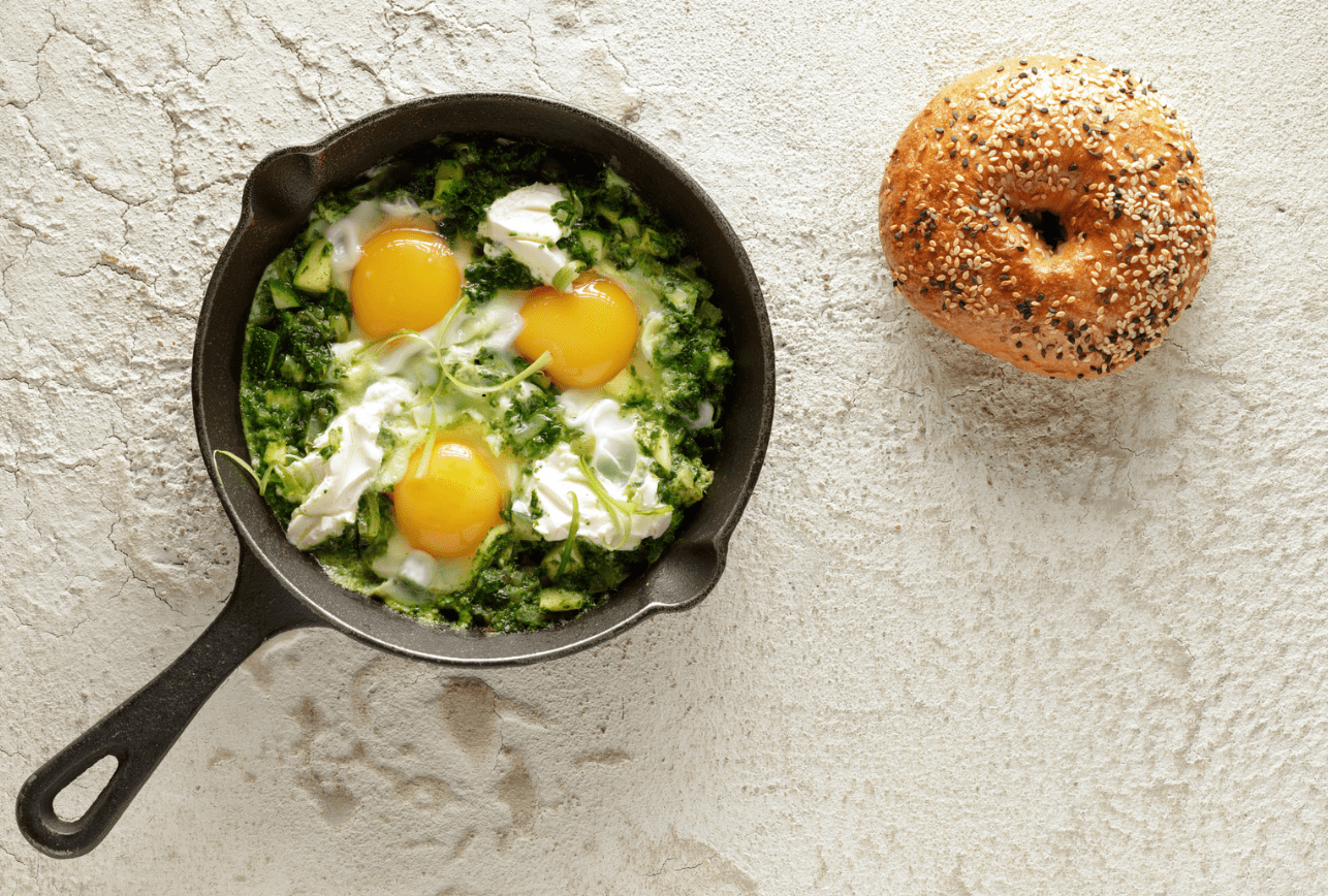 Green shakshuka